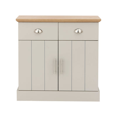 Kendal Compact Sideboard – Grey & Oak