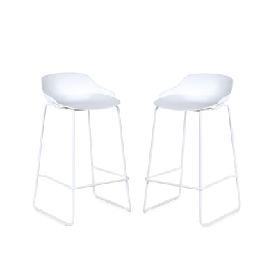 Rocco Stools - White (Set of 2) – Julian Bowen