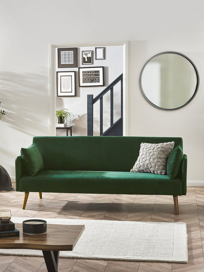 Andi Sofa Bed - Green – Julian Bowen, view 2
