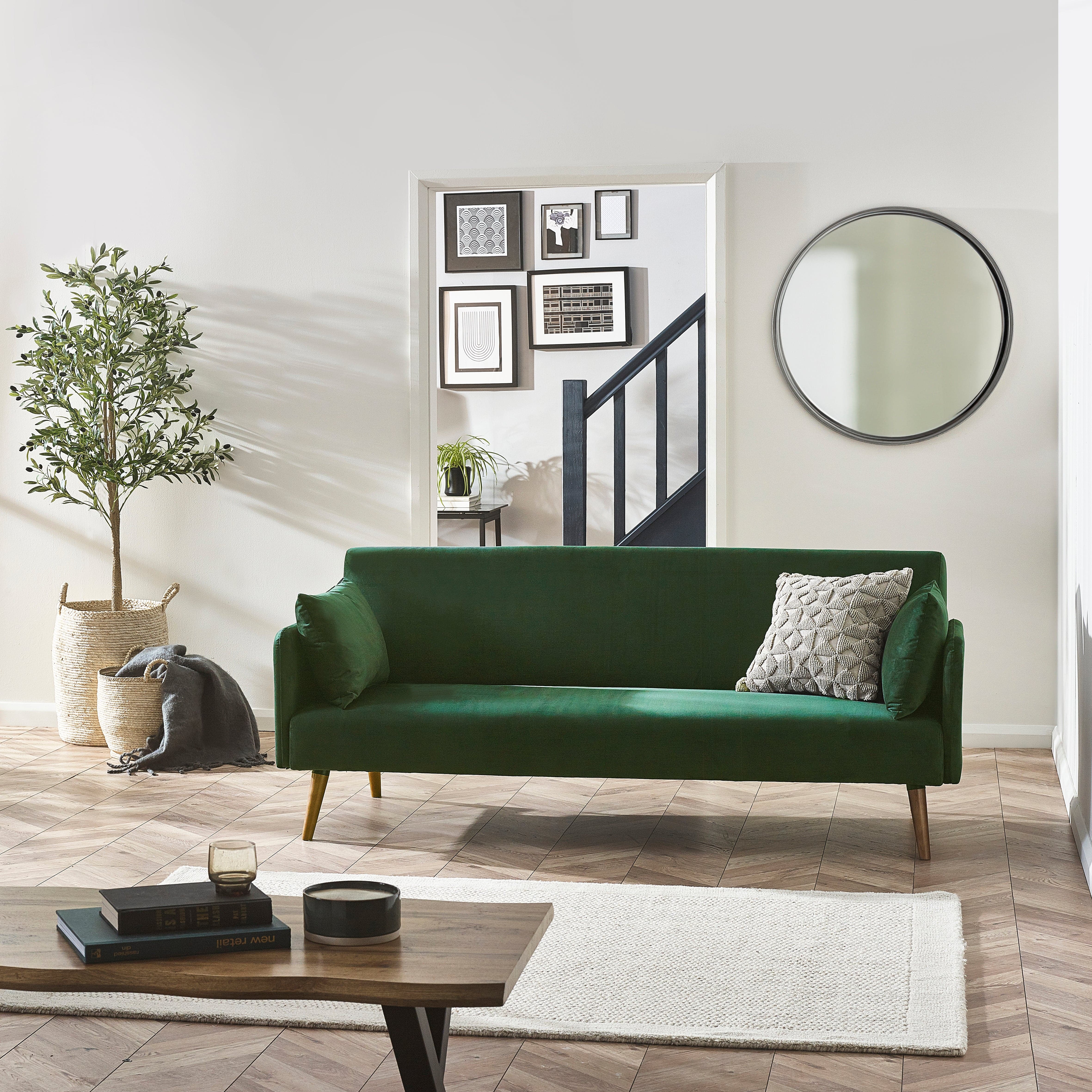 Andi Sofa Bed - Green – Julian Bowen, view 10