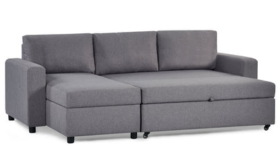 Angel Sofabed With Storage - Light Grey – Julian Bowen