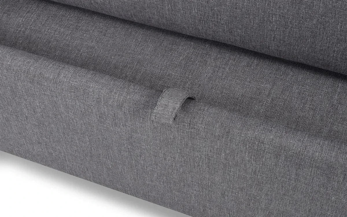 Angel Sofabed With Storage - Light Grey – Julian Bowen, view 12