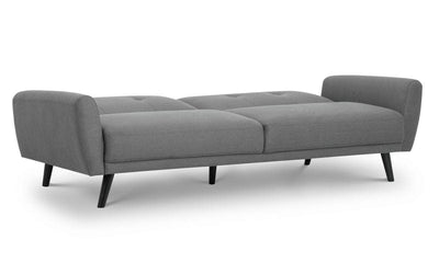 Monza Fabric Sofa Bed - Grey – Julian Bowen, view 3