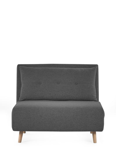 Rowan Single Sofabed - Mid Grey – Julian Bowen, view 6
