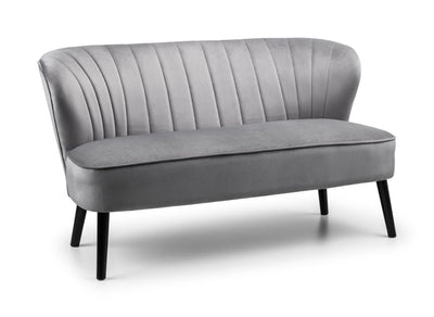 Julian Bowen Sofa Coco 2 Seater Grey Bed Kings