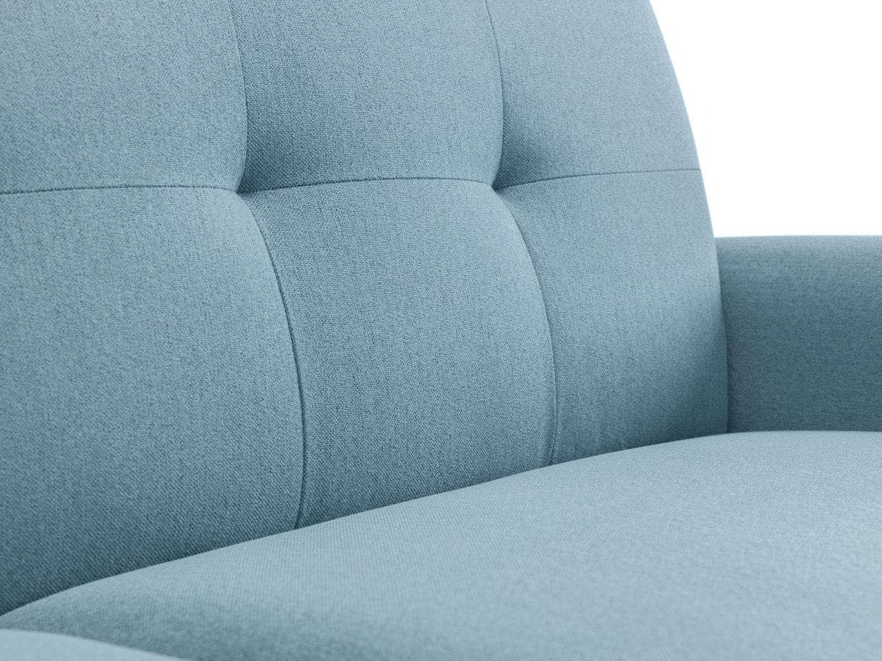 Monza 2 Seater Compact Retro Sofa - Blue – Julian Bowen, view 3