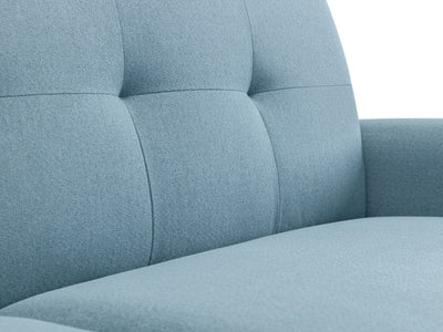 Monza 2 Seater Compact Retro Sofa - Blue – Julian Bowen, view 3