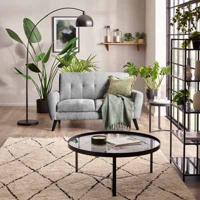 Monza 2 Seater Sofa - Dove – Julian Bowen, view 2