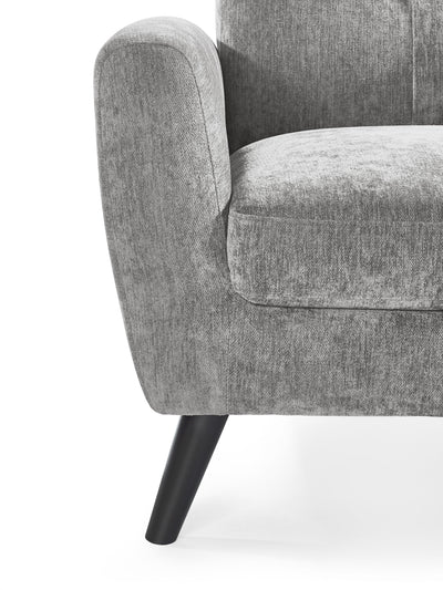 Monza 3 Seater Sofa - Dove – Julian Bowen, view 4