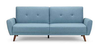 Monza Fabric Sofa Bed - Blue – Julian Bowen, view 6