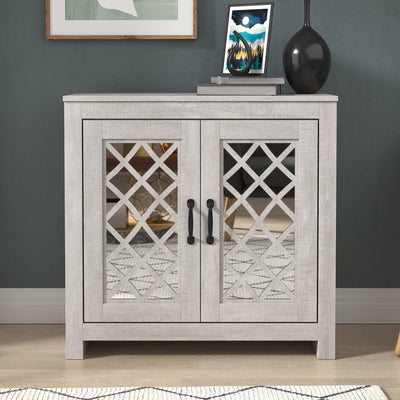 Tiverton Shoe Cabinet Dusty Grey Oak – GFW, view 2