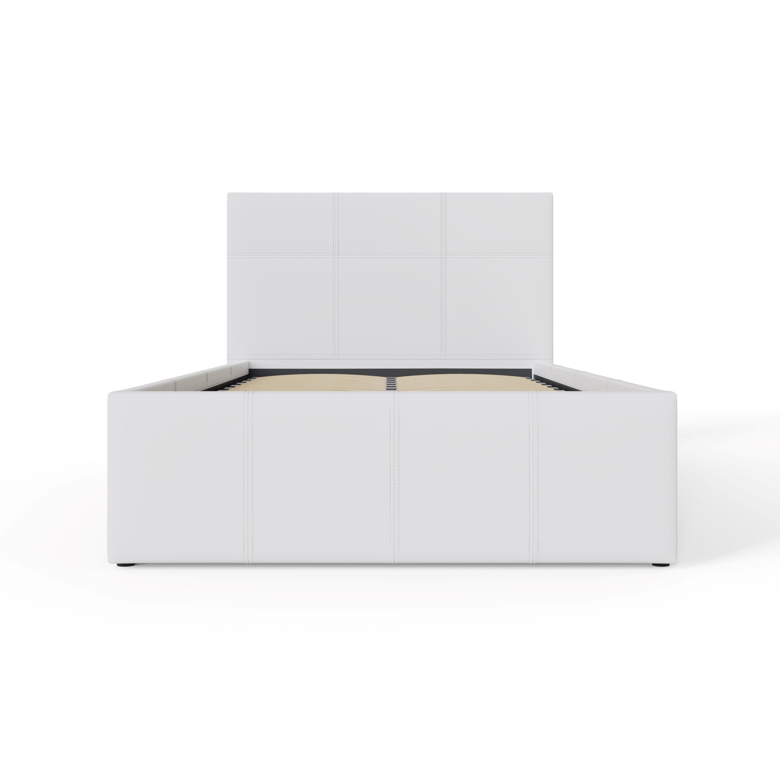 Side Lift Ottoman Bed White – GFW, view 13