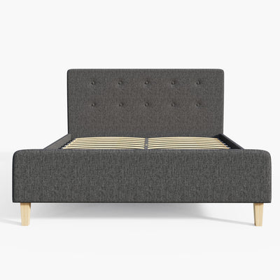 Ashbourne Fabric Upholstered Bed Grey – GFW, view 43