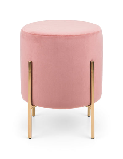 Harrogate Stool - Pink – Julian Bowen, view 2