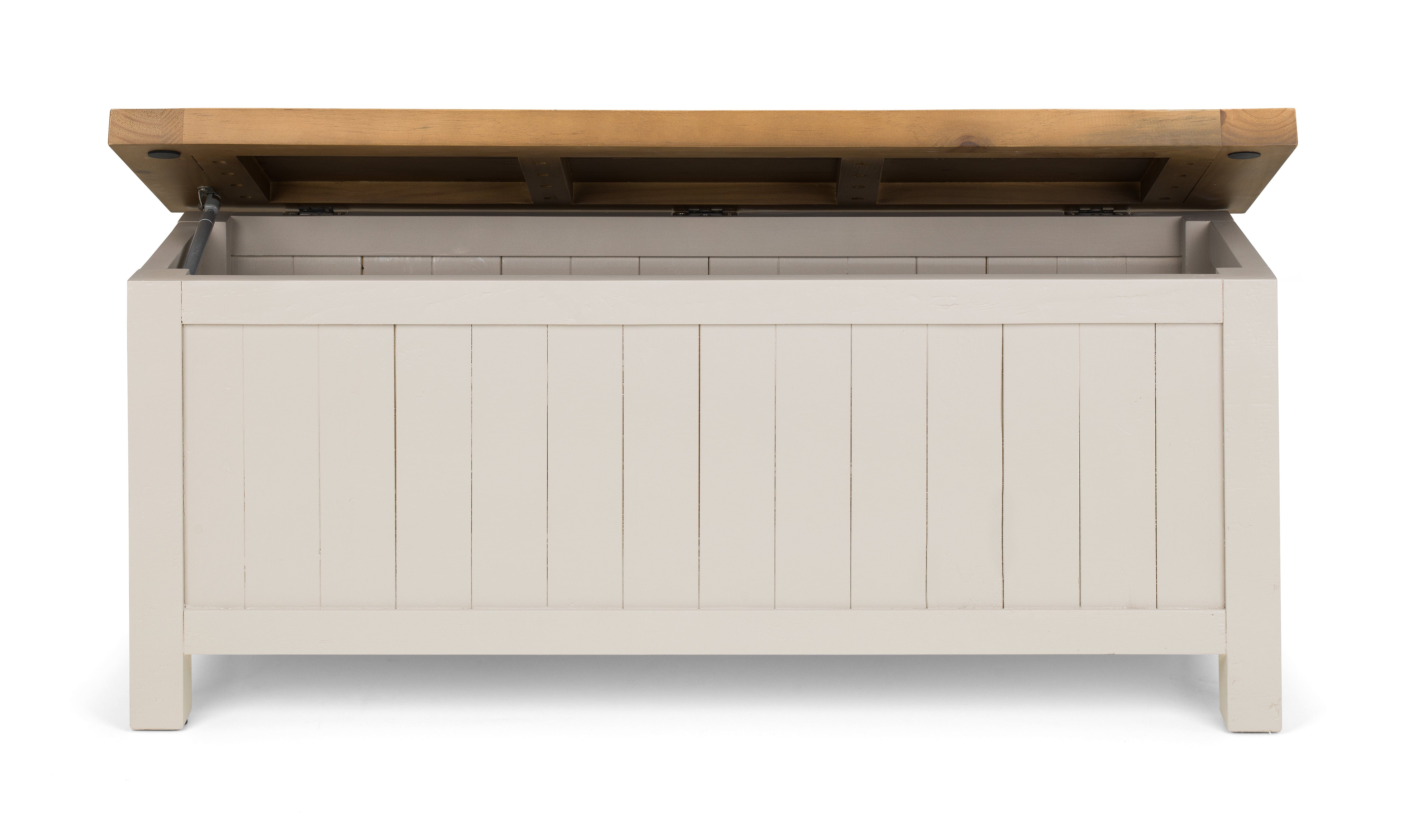 Aspen Storage Bench - Grey Wash – Julian Bowen