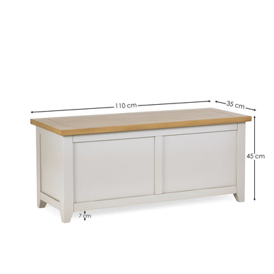 Richmond Storage Bench – Julian Bowen, view 4