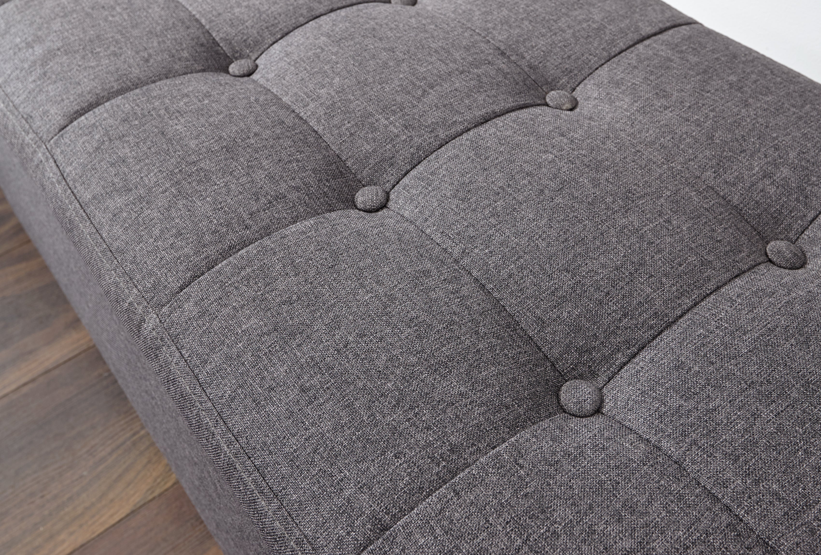 Verona Window Seat Charcoal Fabric – GFW, view 6