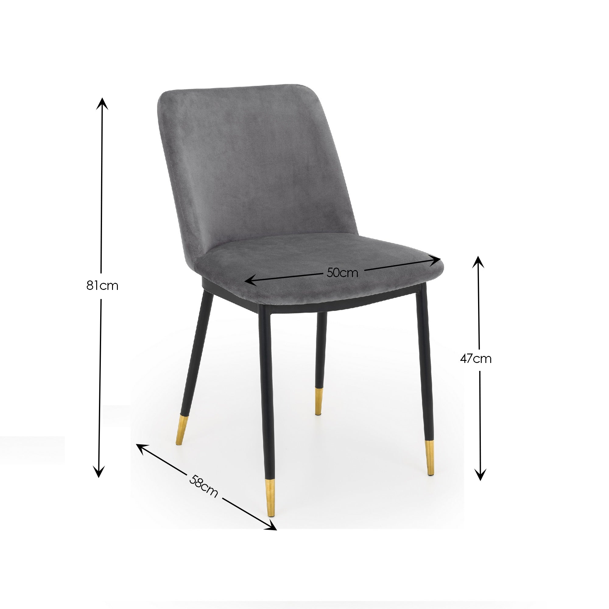 Findlay Rectangular Table and 4 Grey Delaunay Chairs