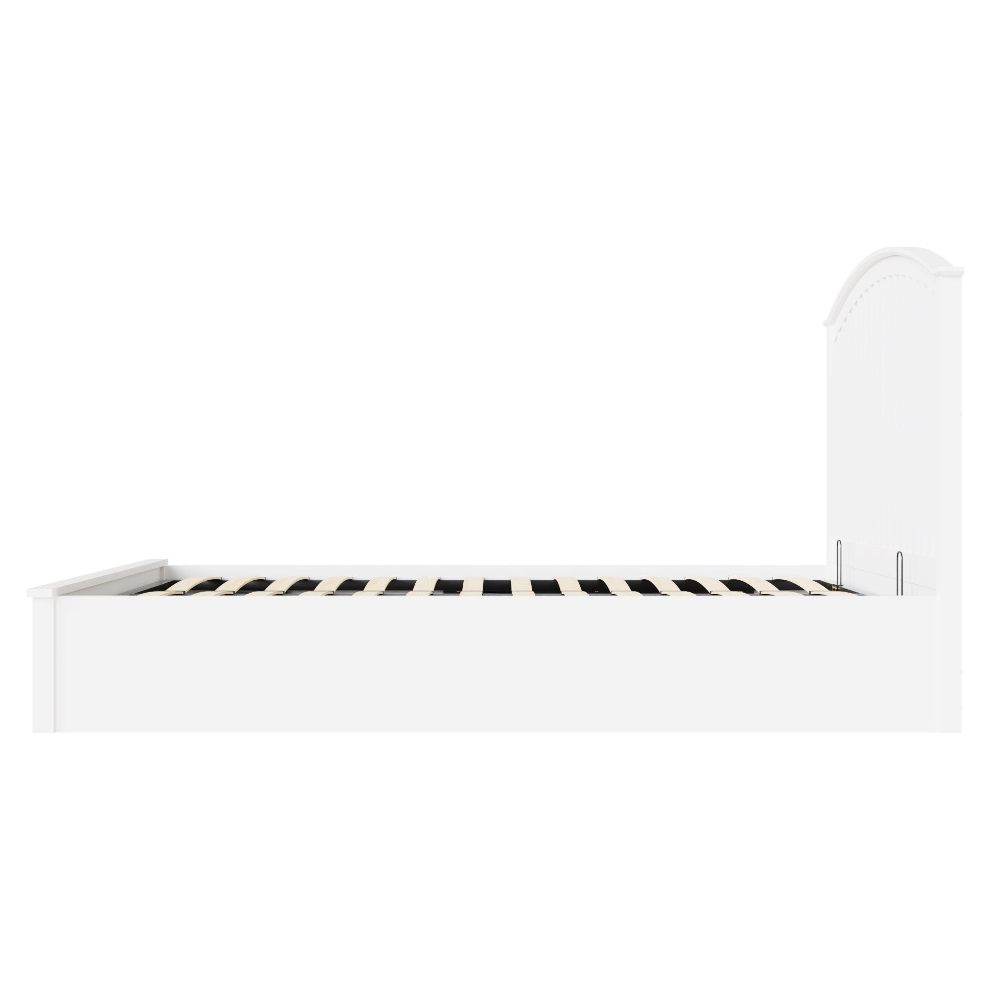 Madrid Wooden Ottoman Bed White – GFW, view 12