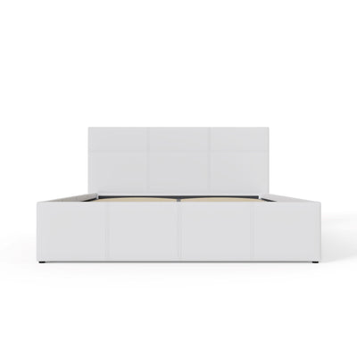 End Lift Ottoman Bed White – GFW, view 4