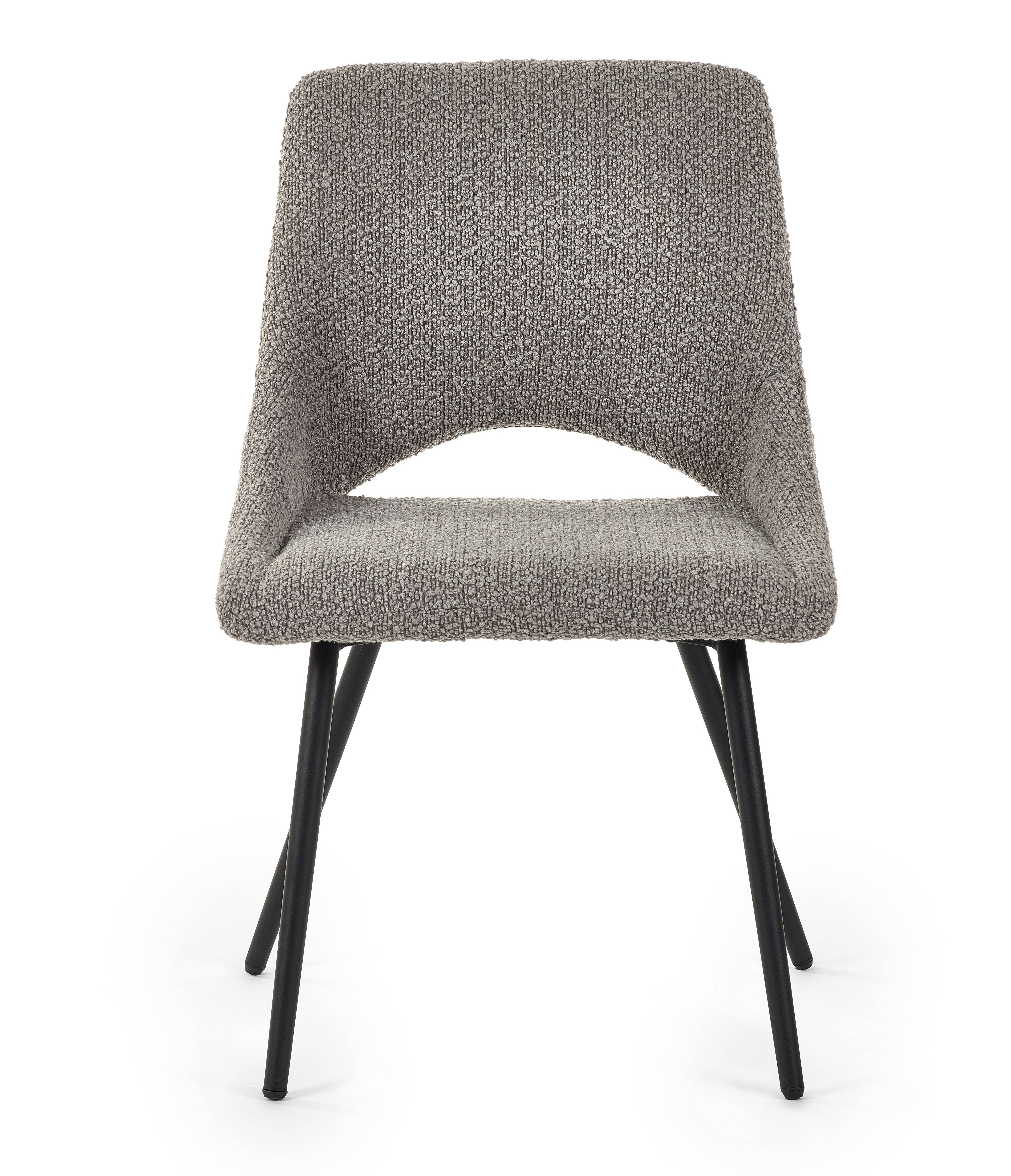 Luca Round Table & 4 Iris Grey Chairs