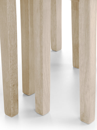 Cleo White Wash Nest of Tables – Julian Bowen, view 6