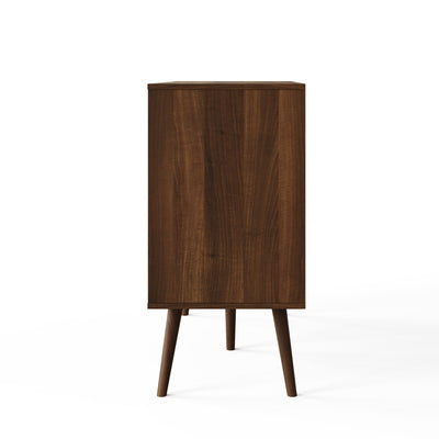 Jaxon 2 Drawer Turntable Stand – Walnut