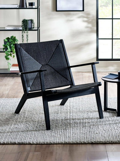 Icaria Accent Chair Black – Julian Bowen, view 2