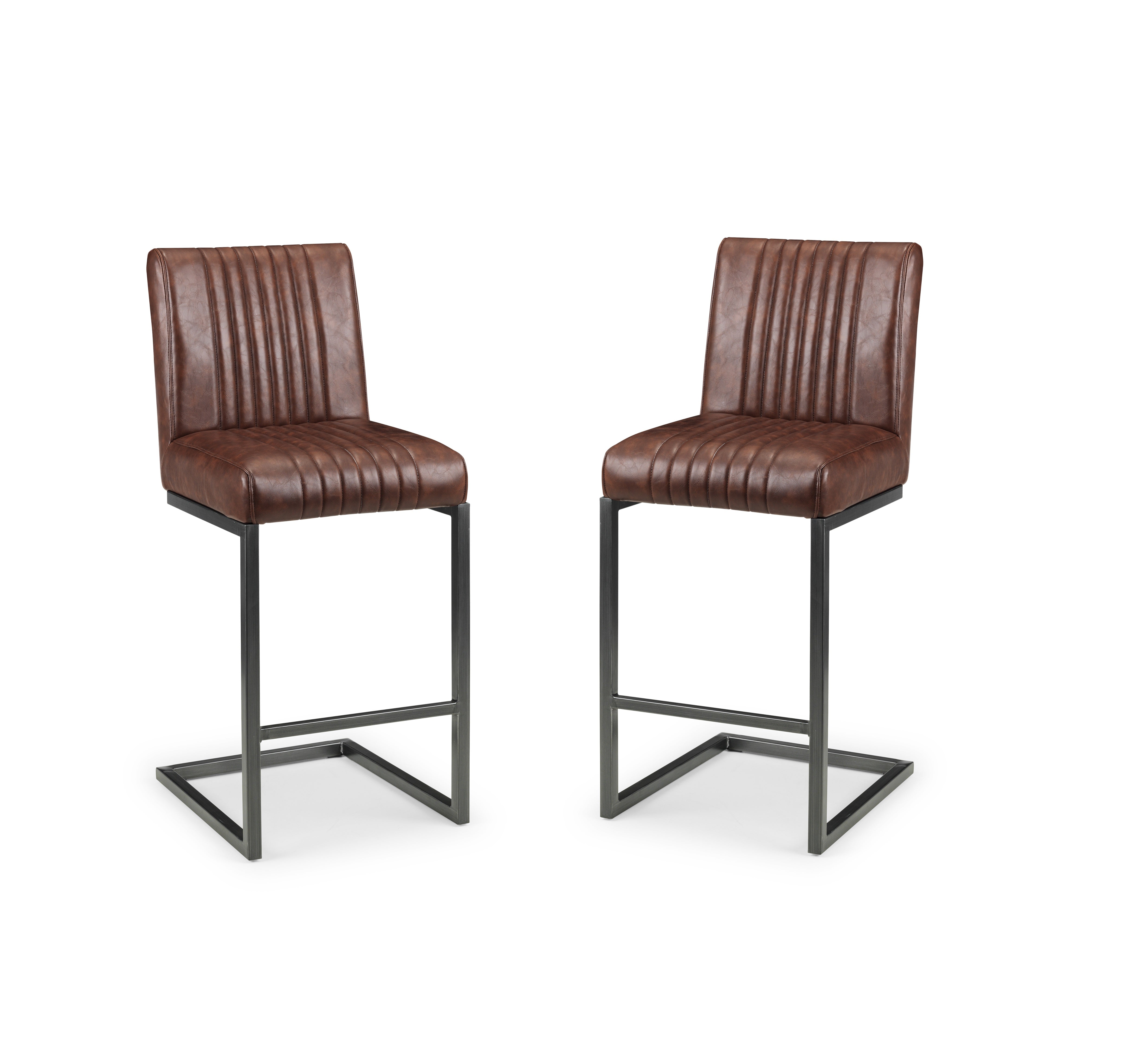 Brooklyn Barstools - Brown (Set Of 2) – Julian Bowen