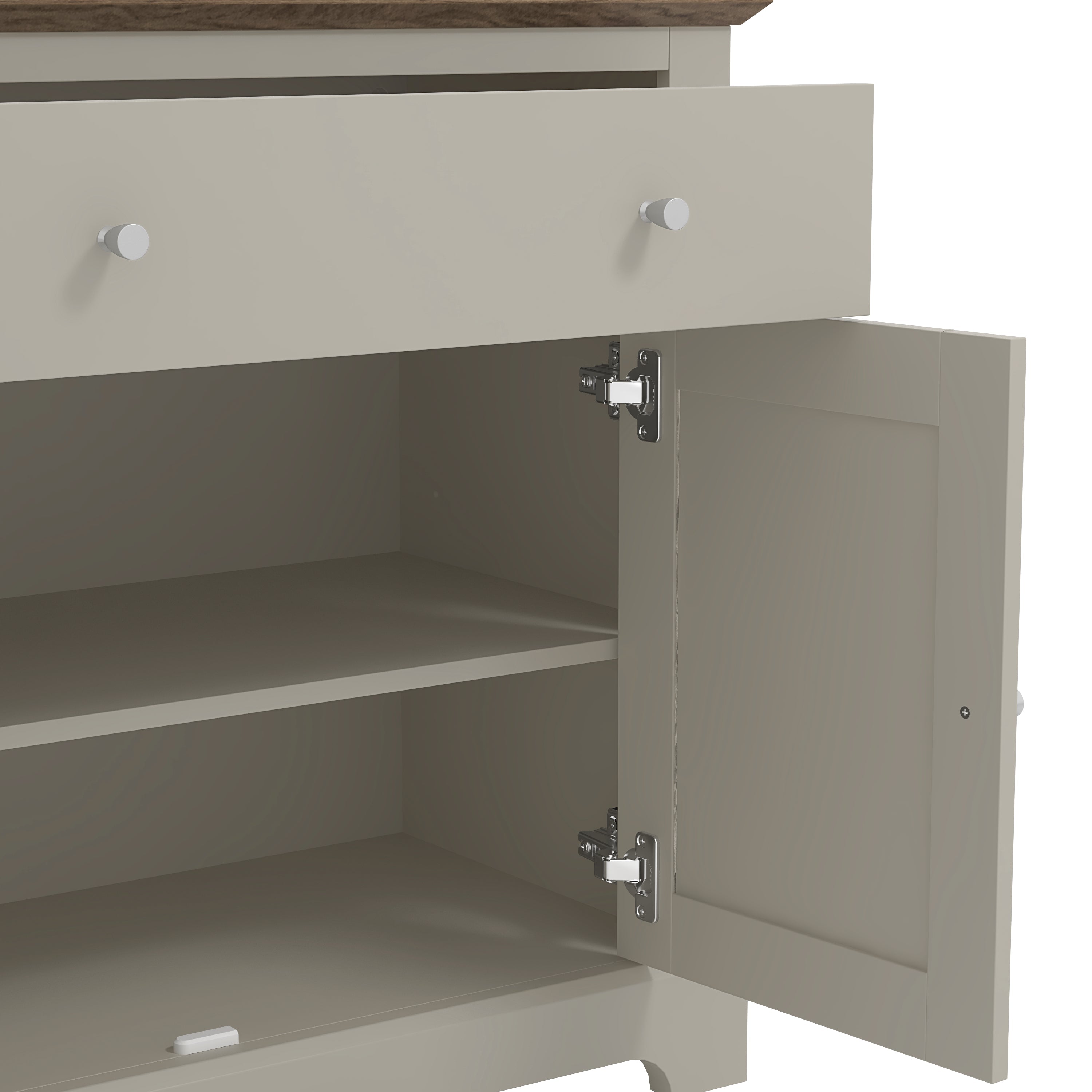 Salcombe Compact Sideboard – Light Grey