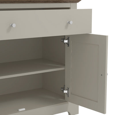 Salcombe Compact Sideboard – Light Grey