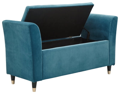 Genoa Window Seat Teal Fabric – GFW, view 11