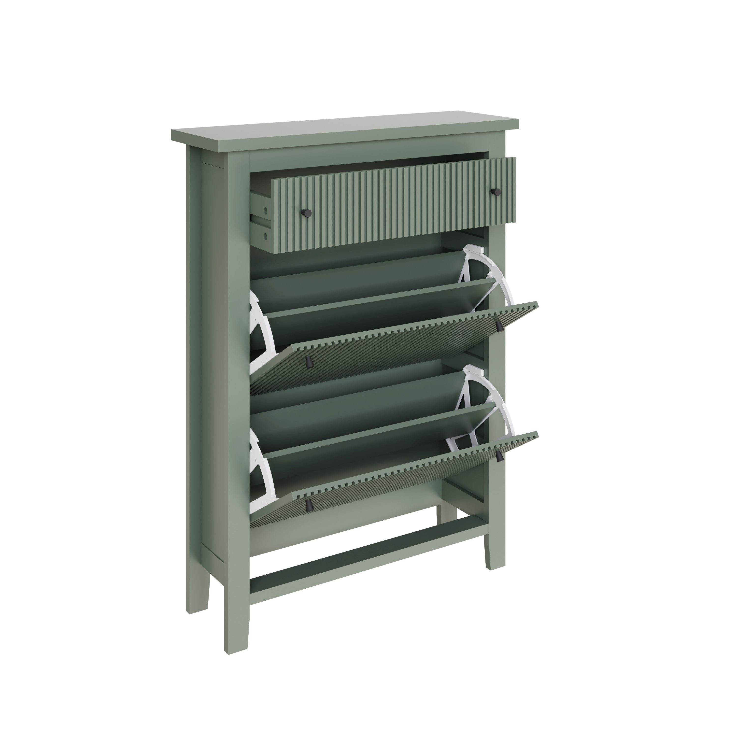 Garrucha Deluxe Shoe Cabinet – Dowager Green