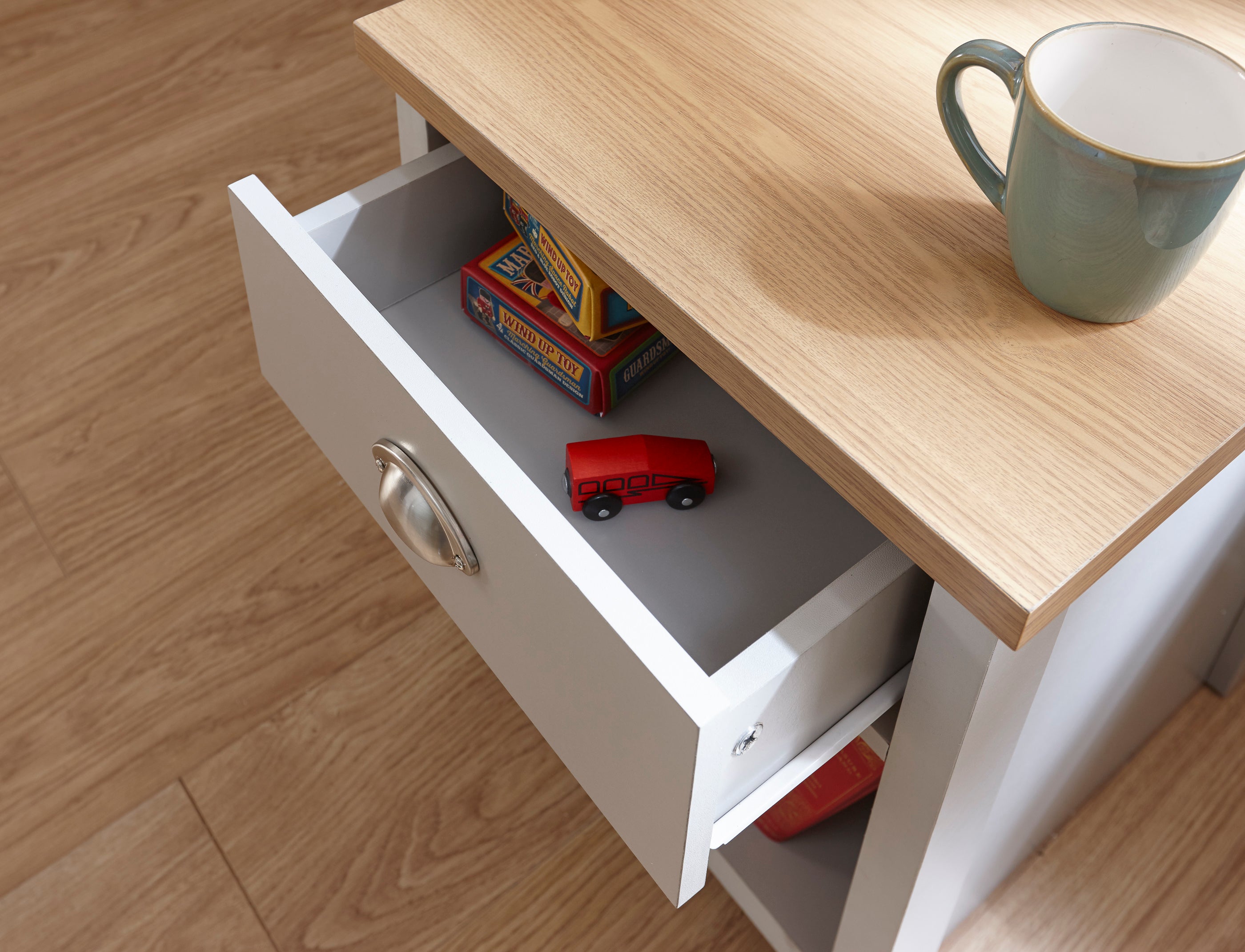 Lancaster Lamp Table Grey – GFW, view 8
