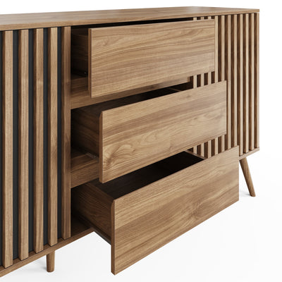 Rowan Large Sideboard Oak – GFW, view 6