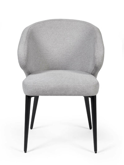 Marcus Light Grey Fabric Dining Chairs (Set of 2) – Julian Bowen, view 4