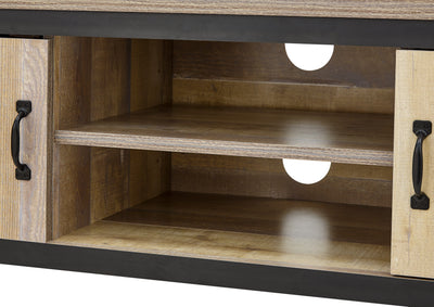 GFW TV Unit Discontinued - Boston 2 Door TV Unit Oak Bed Kings