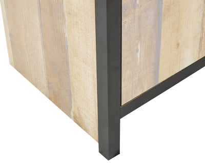 GFW TV Unit Discontinued - Boston 2 Door TV Unit Oak Bed Kings