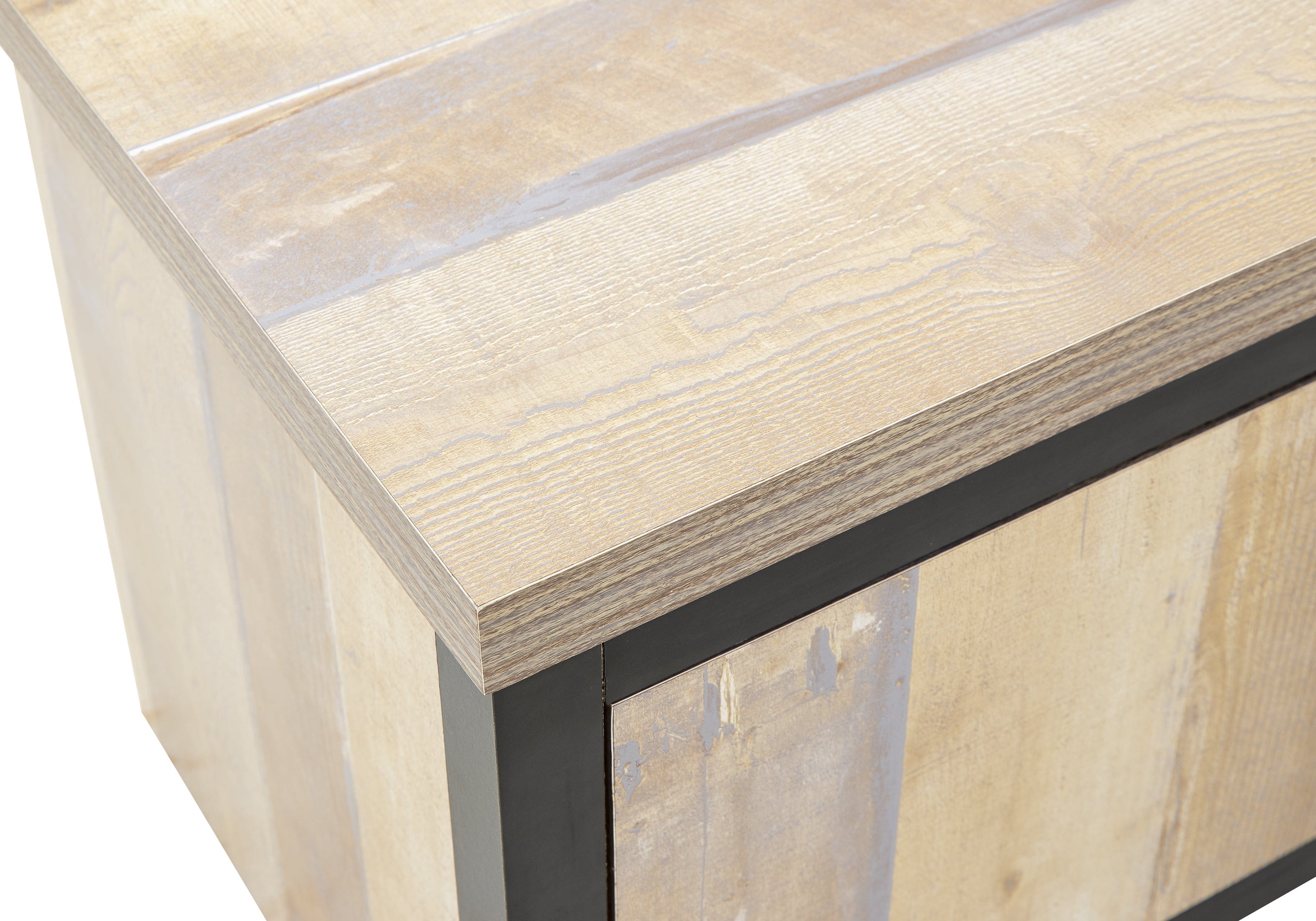 GFW TV Unit Discontinued - Boston 2 Door TV Unit Oak Bed Kings