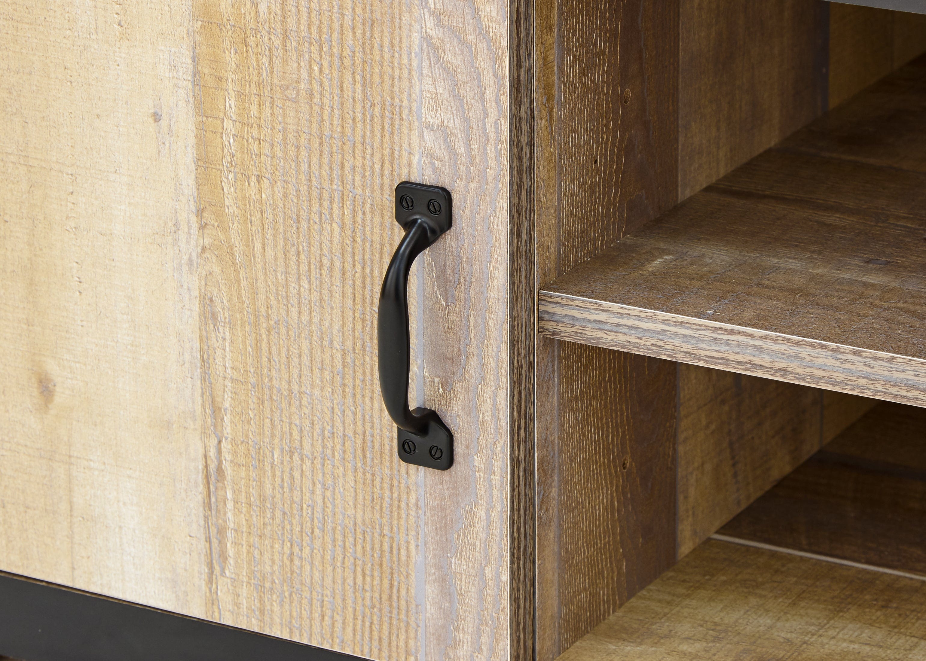 GFW TV Unit Discontinued - Boston 2 Door TV Unit Oak Bed Kings