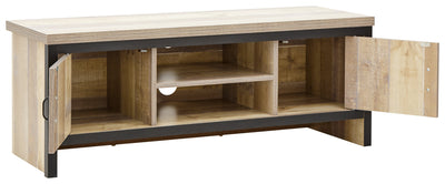 GFW TV Unit Discontinued - Boston 2 Door TV Unit Oak Bed Kings