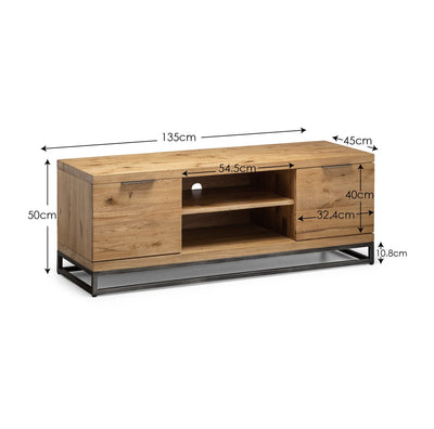 Brooklyn Oak TV Unit – Julian Bowen, view 3