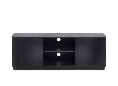 Louis Fluted Tv Unit - Black – Julian Bowen, view 3