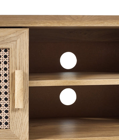 Sydney Media Unit - Rattan Effect – Julian Bowen, view 6