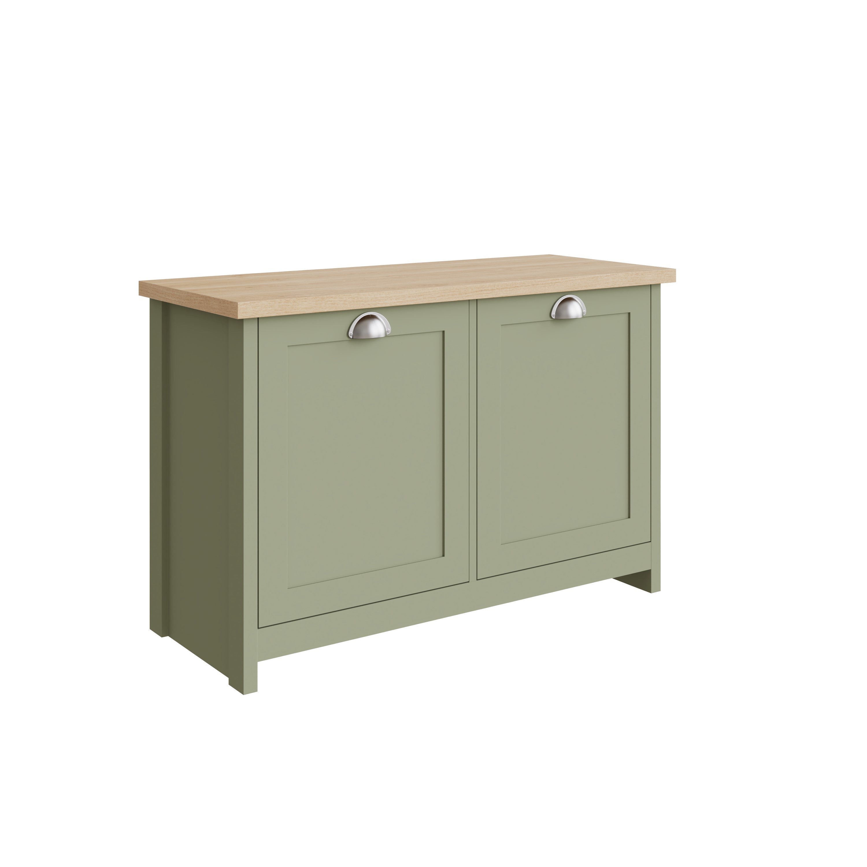 Lancaster Shoe Storage Sage Green – GFW, view 4