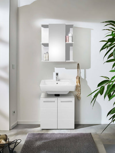 Mandy 1 Door Mirrored Cabinet – Julian Bowen, view 10