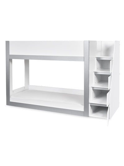 Gaia Bunk Bed - White and Silver – Julian Bowen, view 5