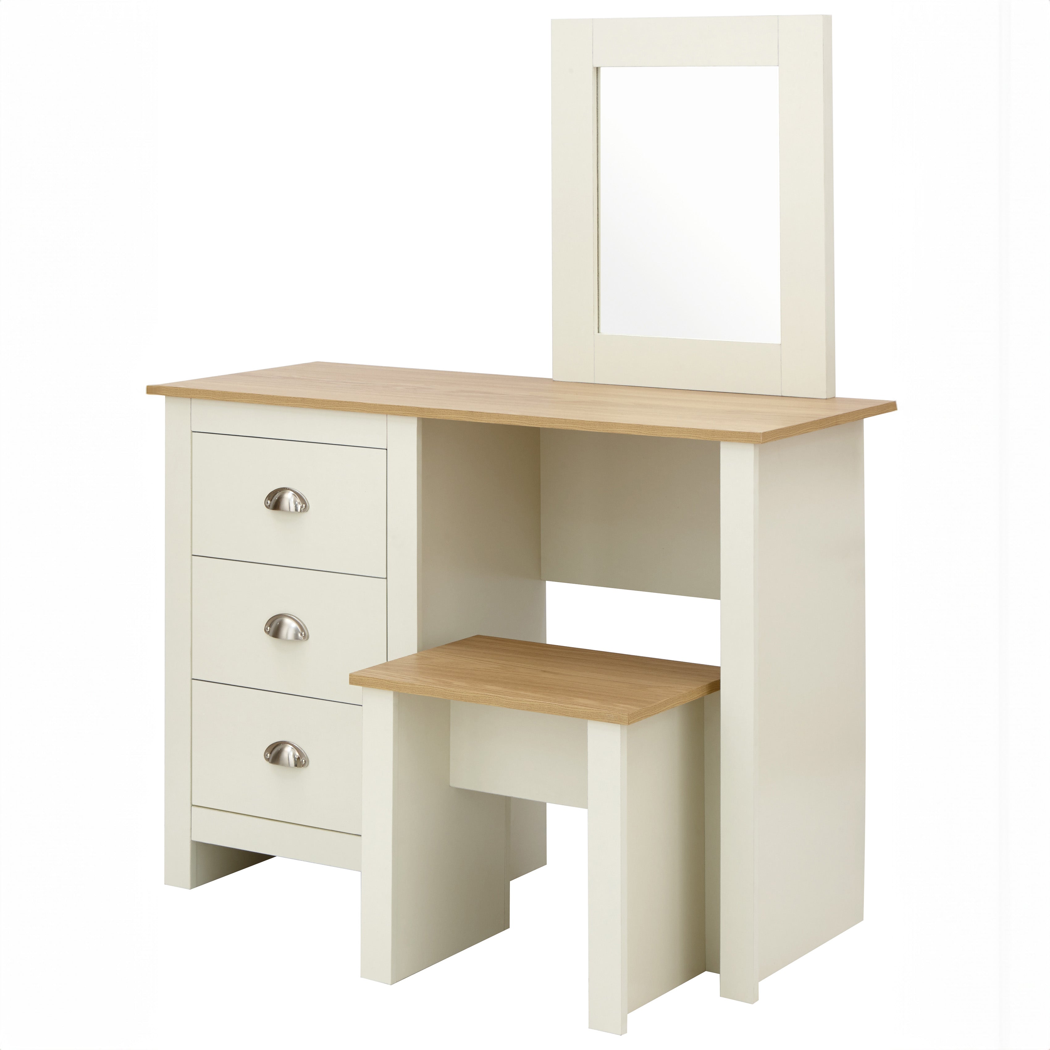 Lancaster Dressing Table Set Cream – GFW, view 13