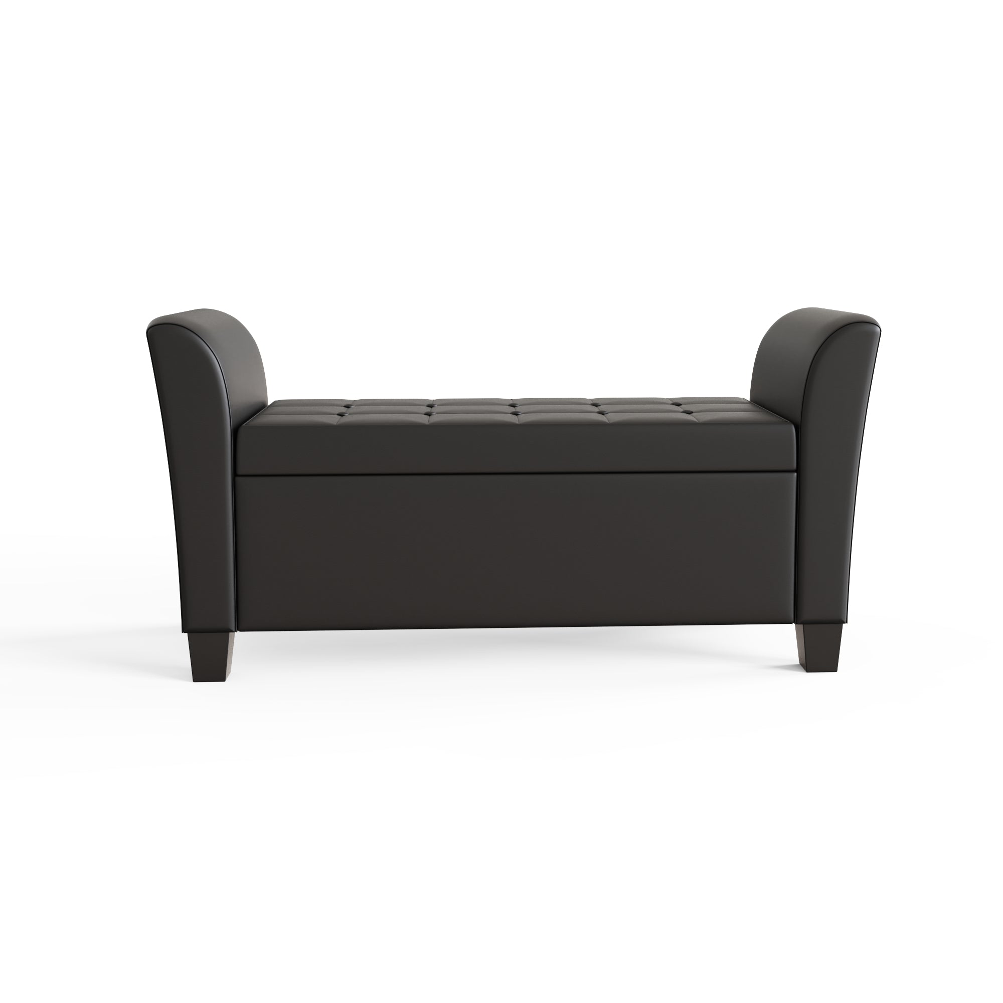 Verona Window Seat Black Pu – GFW, view 7