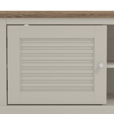 Salcombe TV Unit Light Grey – GFW, view 6